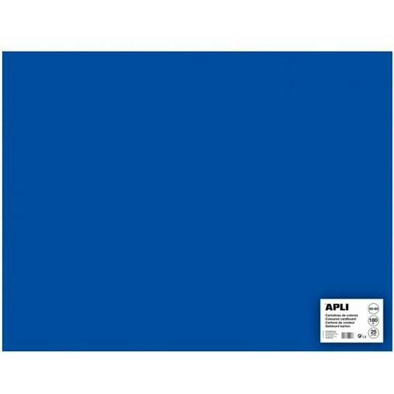 Image of Apli - Cartoncini Blu scuro 50 x 65 cm (25 Unità)