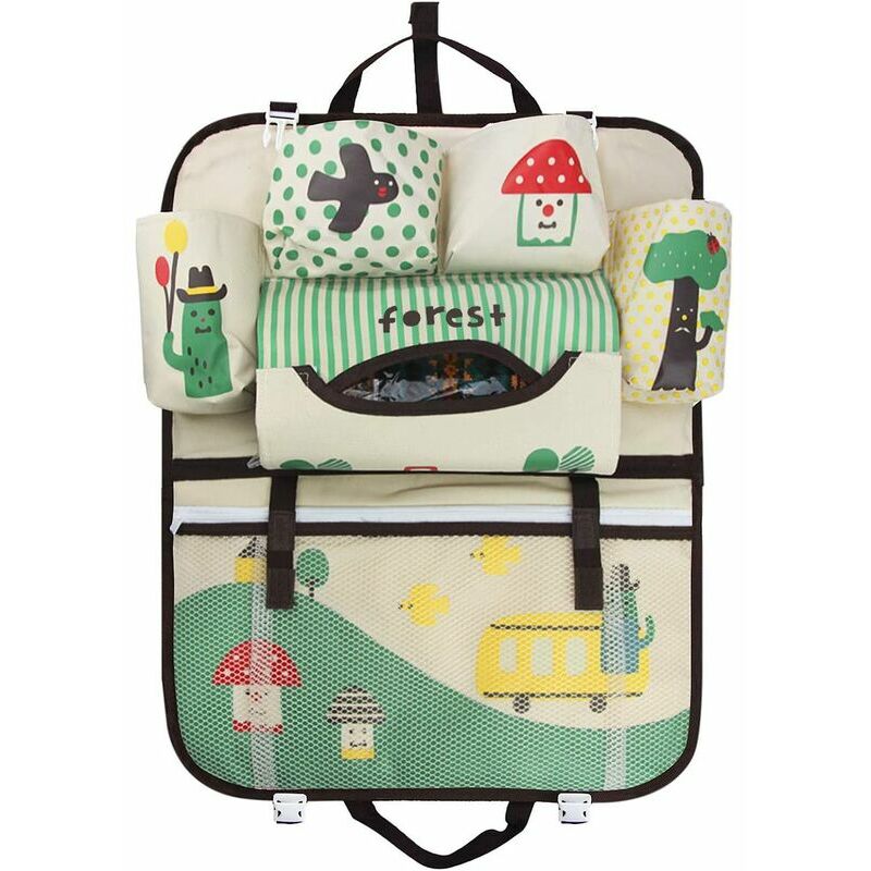 Cartoon Car Seat Zaino Organizzatore Oxford