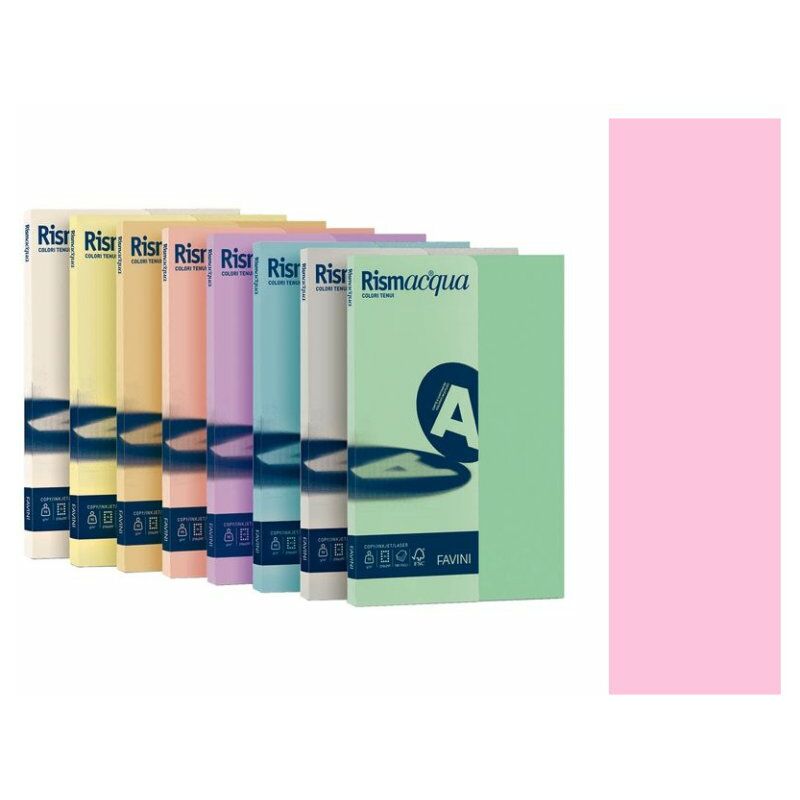 Risma acqua A4 90GR rosa 300FG