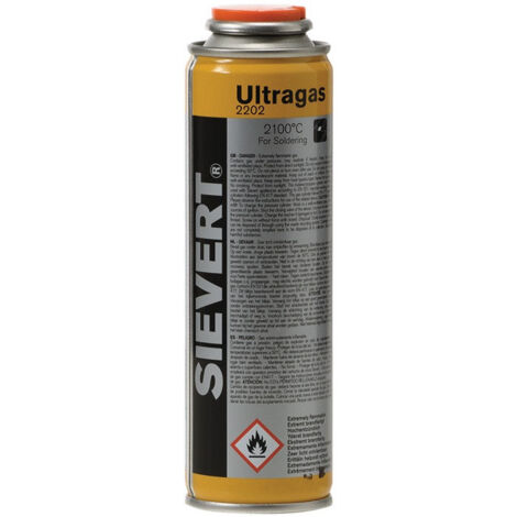 Cartouche à vis Ultragas 2202 60g 210 ml 2100 DegrésC SIEVERT