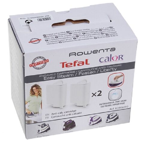 Cartouche anti-calcaire(x2) pour Centrale vapeur CALOR XD9060E0