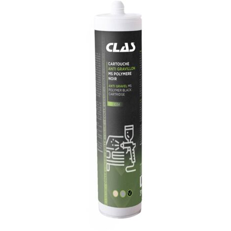 Cartouche anti gravillon MS polymère noir 310ml - CO 1034 - CLAS Equipements