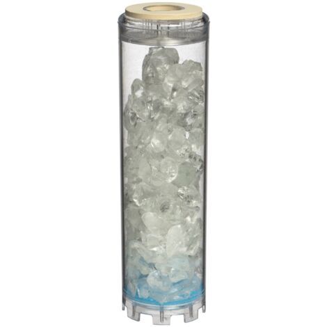 Cartouche anticalcaire 25 cm – Remplie de cristaux de polyphosphate – Protège appareils sanitaires et robinets – Compatible APIC, CPED, Aquawater
