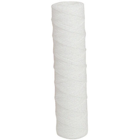 Cartouche bobinée 9'' 3/4 101238 – Filtration 25µ – 100% polypropylène – Capacité de rétention élevée pour anti-tarte électrique – Merkur