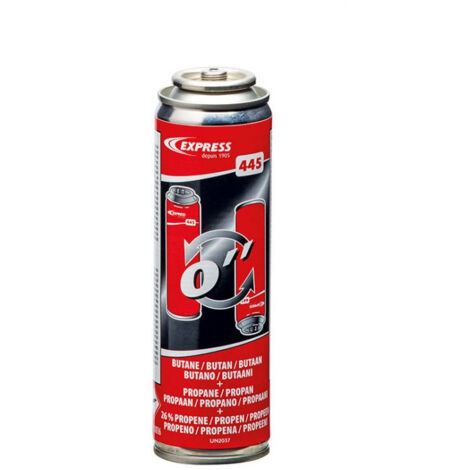 Cartouche butane propane 60g – 15% propylène pour combustion optimale – Utilisation jusqu'à -2°C – Pour fers à souder et pistolets à air chaud