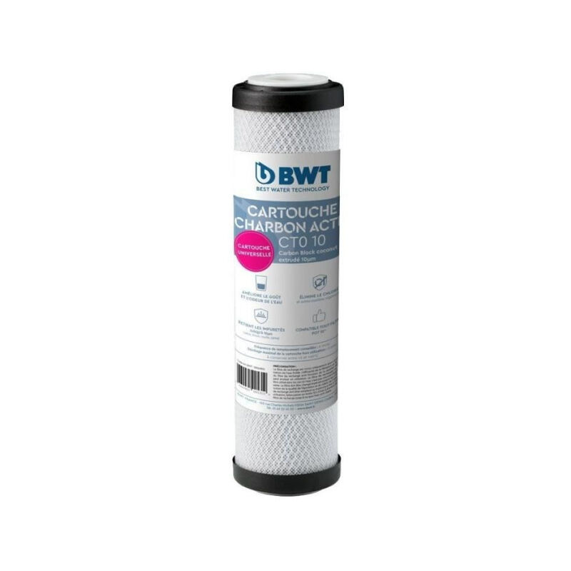 BWT - Cartouche carbofilter 93/4-10µm - Supprime particules fines de l'eau