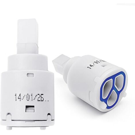Cartouche Céramique, Cartouche De Rechange 25 mm Pour Mitigeurs De Cuisine Et Lavabo, 1 Pièce