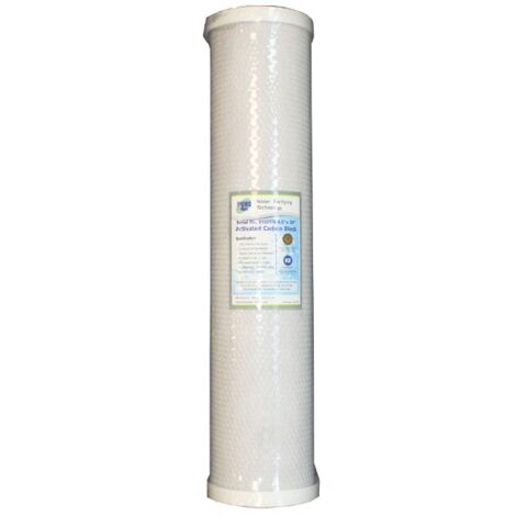 Cartouche charbon actif 10µ type Big Blue 20 pouces