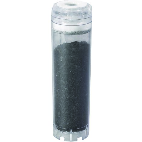 Cartouche filtrante charbon actif 9'3/4 – Élimine mauvais goût et odeurs – Durée 12 mois – Compatible porte-filtre standard – Aquawater