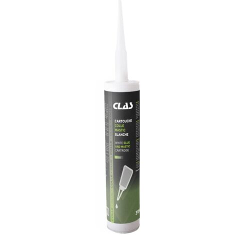 Cartouche colle mastic blanche 310ml - CO 1022 - CLAS Equipements