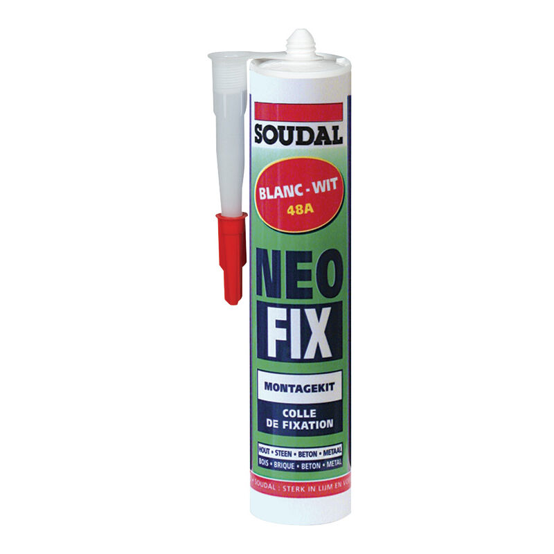 Soudal - Colle de fixation NeoFix blanc 310ml 112023 - Blanc