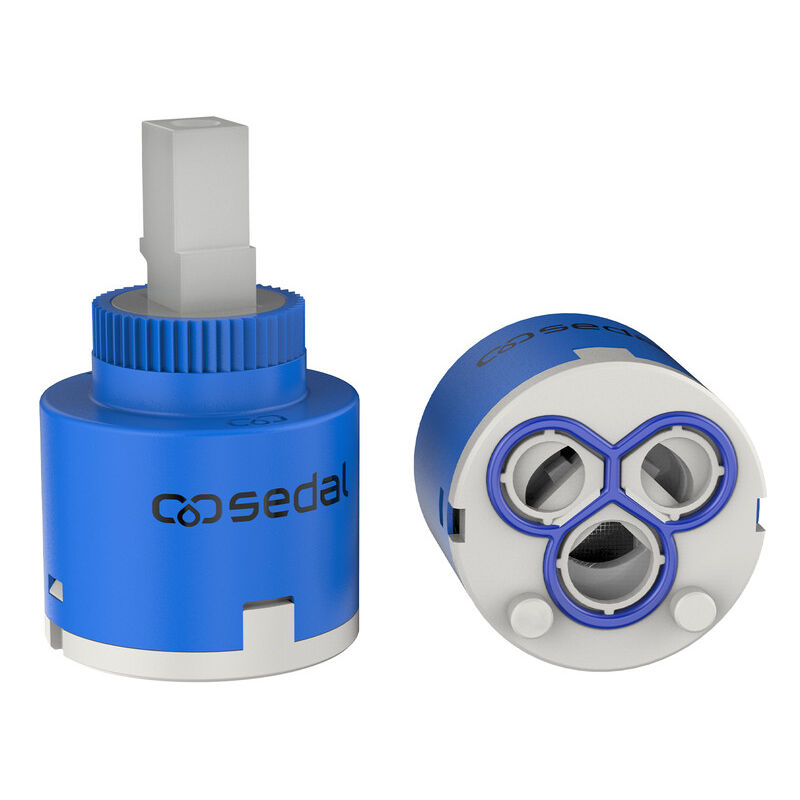 Cartouche Céramique Sedal 35MM Cartouche de Robinet pour Mitigeur Valve Remplacement