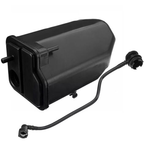Cartouche de charbon actif avec tuyau de ventilation, compatible avec Volkswagen 1K0201801E, noire, 31 x 12 x 12 cm