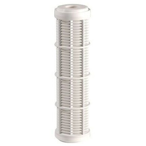 Cartouche de filtration Nylon lavable 50µ - Pour bol de taille standard 10", pour filtrer les impuretés de l'eau de la maison - Durée de la cartouche : 12 mois