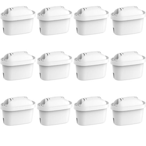 Cartouche de Filtre à Eau, Remplacement pour Brita Maxtra+ Plus, Maxtra Pro All-in-1, Compatible avec Brita Carafe Filtrante, Réduire les PFAS, PFOA/PFOS, TÜV SÜD, NSF Certifiée (12)