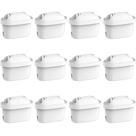 Cartouche de Filtre à Eau, Remplacement pour Brita Maxtra+ Plus, Maxtra Pro All-in-1, Compatible avec Brita Carafe Filtrante, Réduire les PFAS, PFOA/PFOS, TÜV SÜD, NSF Certifiée (12)