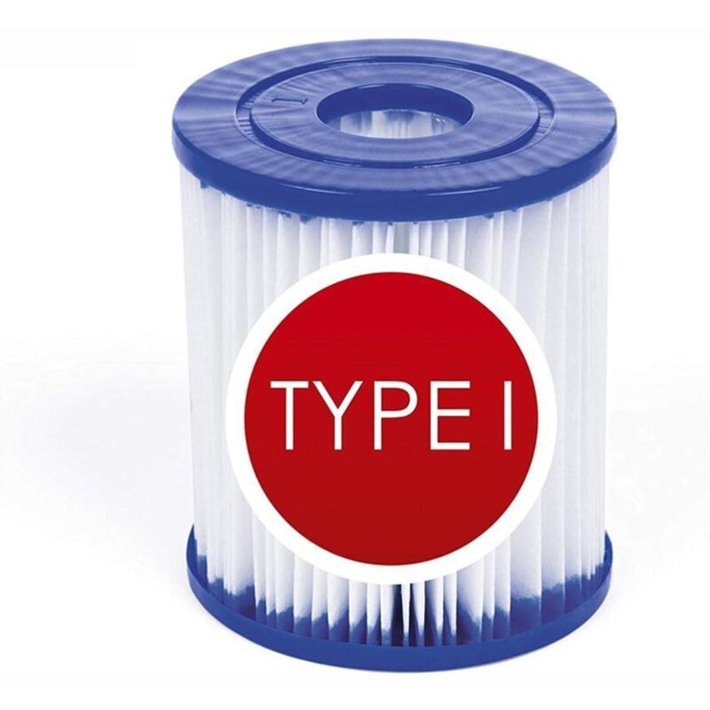 Cartouche de Filtre Piscine Réutilisable Compatible 58381 Type I pour Spa et Nettoyage