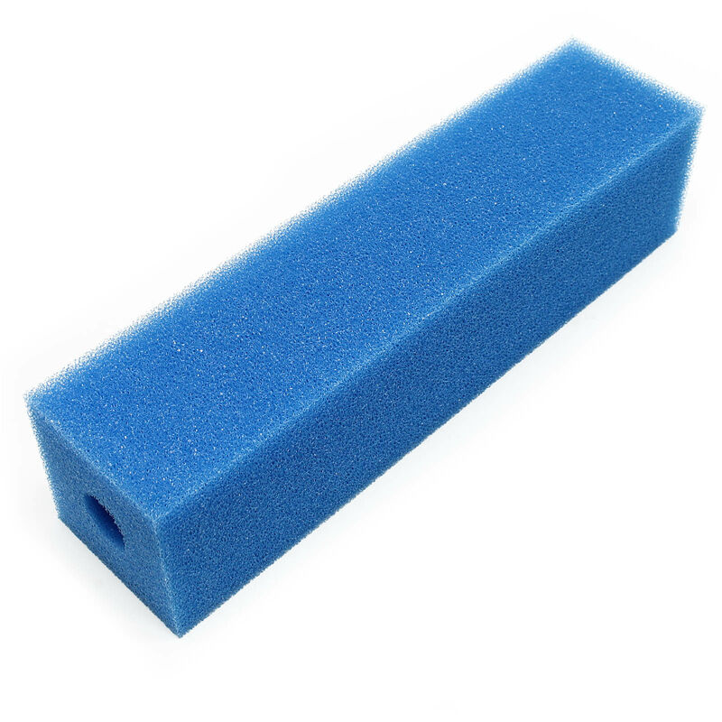 Cartouche de mousse de filtration 9,5x9,5x50cm bleue fine pour systèmes de filtrage existants