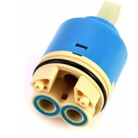 Cartouche de rechange pour mitigeur Céramique 40 mm avec fond Bleu Compatible robinet cuisine salle de bain
