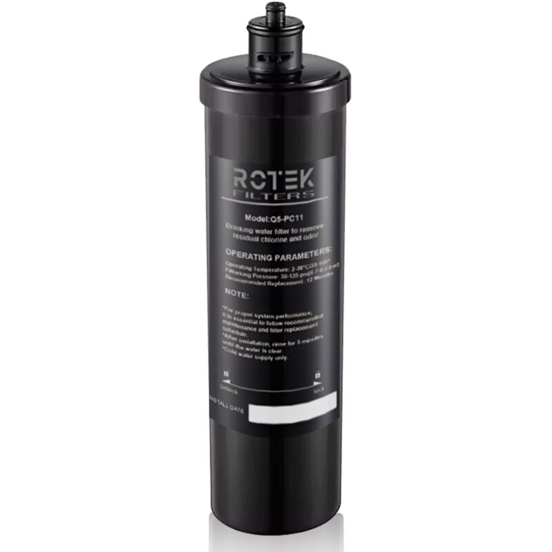 Rosmmel - Cartouche de remplacement pour système de filtration d'eau sous évier rotek