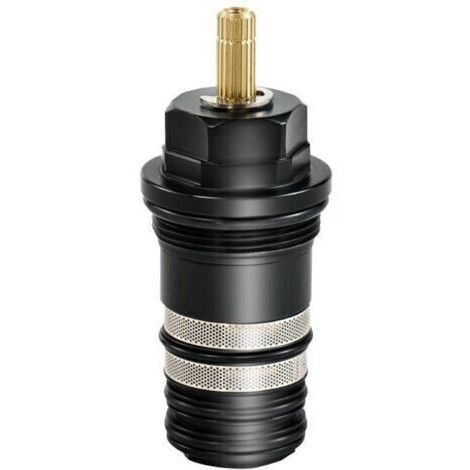 Cartouche de vanne thermostatique 3/4' MTC 94282000 – Plastique noir renforcé – Contrôle précis de la température – Pour baignoires à 2/3 trous