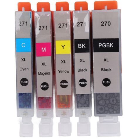 Cartouche d'encre 5 couleurs pour imprimante Canon PIXMA MG5720 MG5721 MG5722 MG6820 MG6821