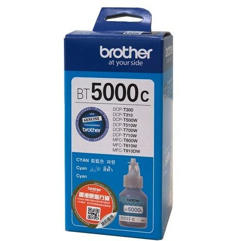 Cartouche d'encre Brother BT5000C Originale Bleue