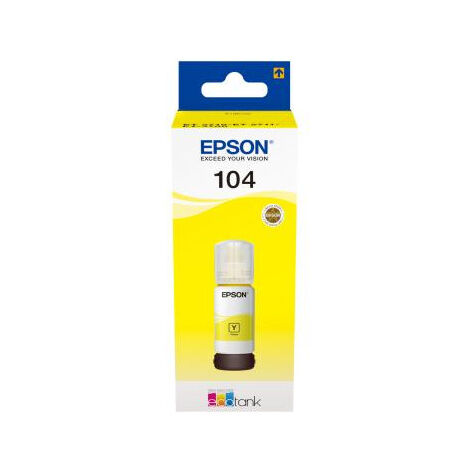Cartouche d'encre Epson ECOTANK 104 JAUNE