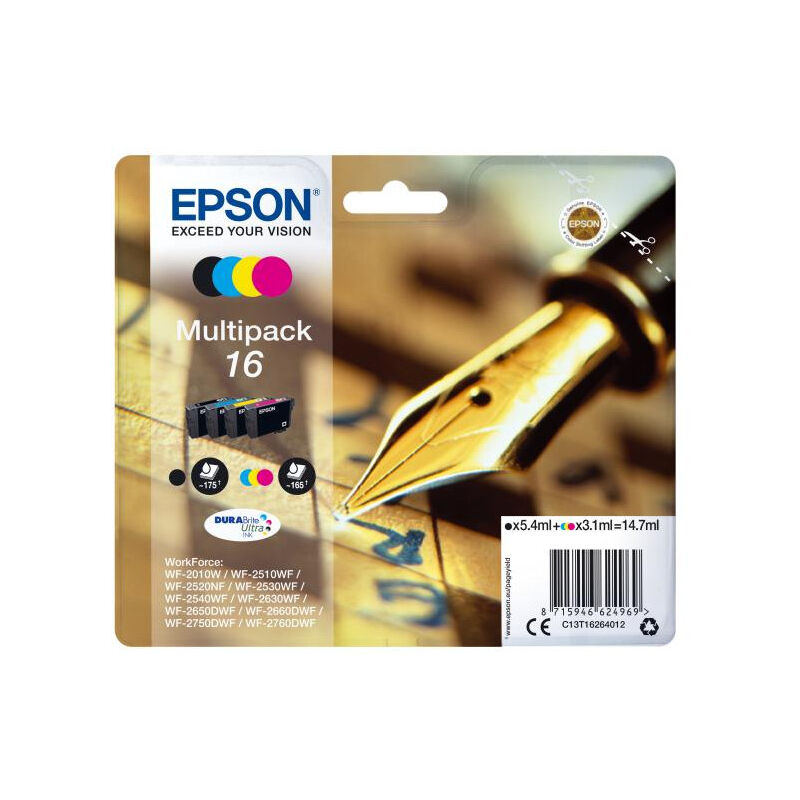 Cartouche d'encre Epson PACK PLUME 4CL