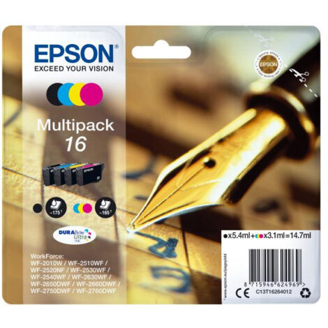 Cartouche d'encre Epson PACK PLUME 4CL