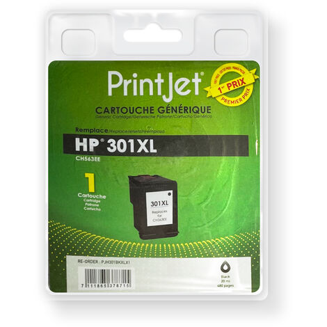 Compatible HP 302 XL - Noir ♻️