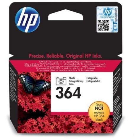 Cartouche d'encre photo HP 364 d'origine (CB317EE) pour HP Photosmart C310/C5380