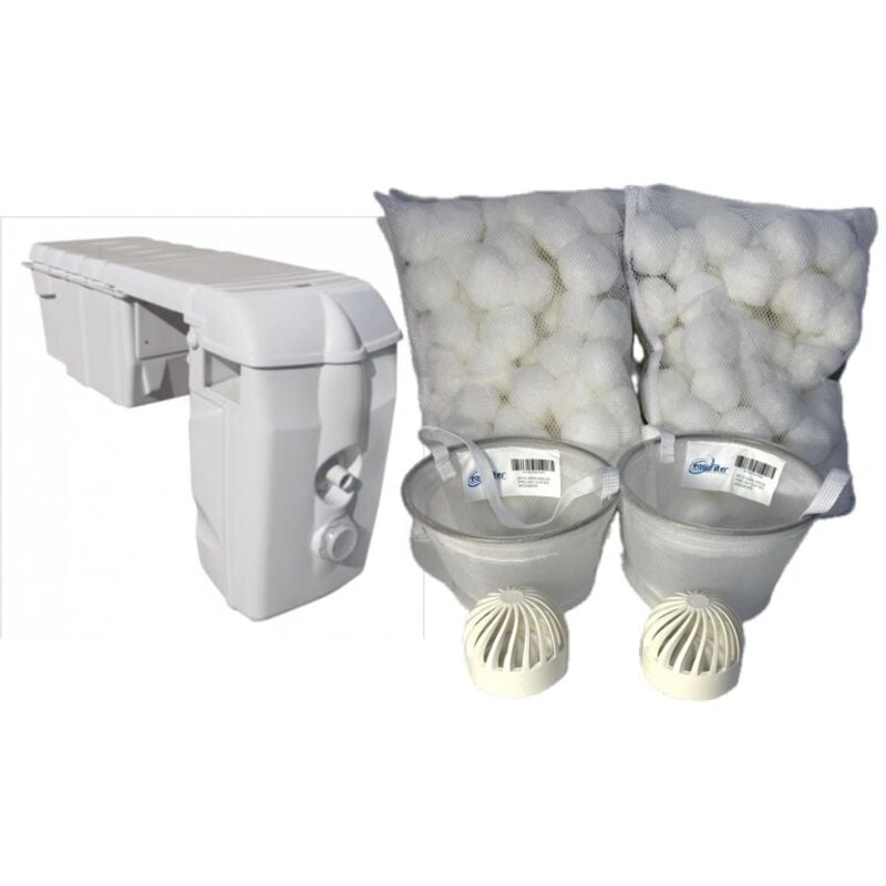 Cartouche easyballes compatible filtrinov MX18/25 ( 2 sacs de balles filtrantes + 2 crépines+2 Préfiltres )