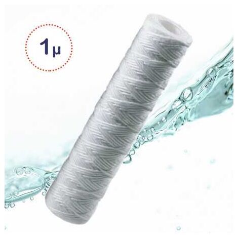 Cartouche filtrante bobinée 1 micron