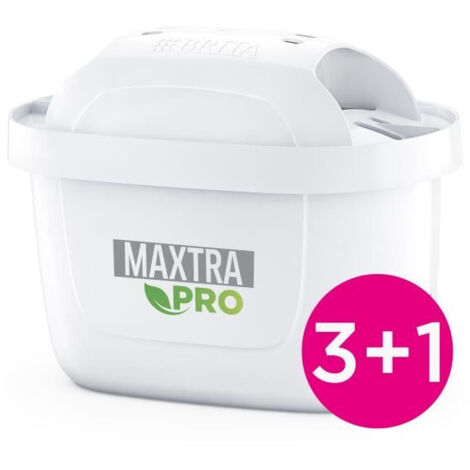 Cartouche filtrante BRITA MAXTRA PRO Expert anti-calcaire Lot de 4 Blanc