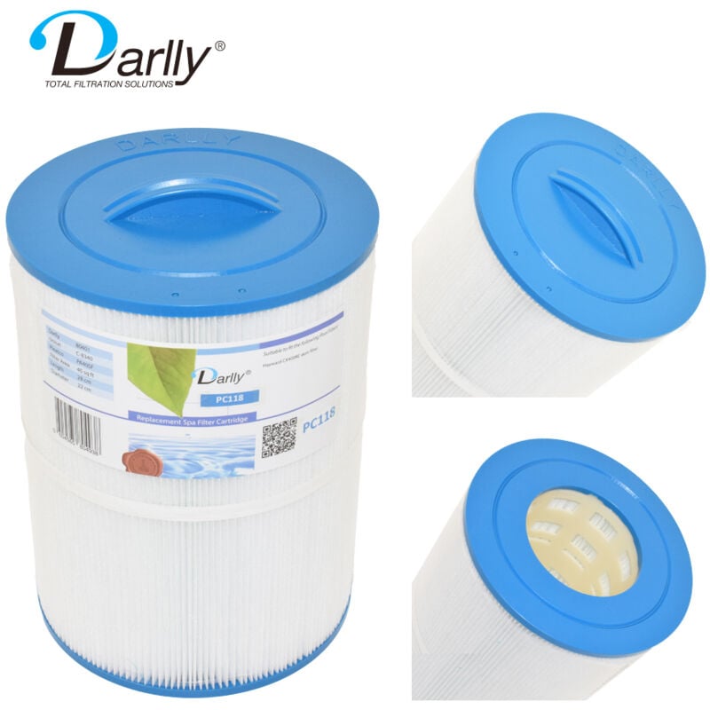 Darlly - Cartouche filtrante compatible Hayward CX400RE PC118