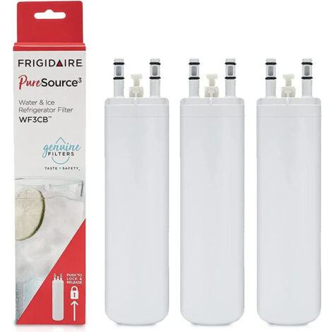 Cartouche filtrante de rechange monobloc WF3CB pour réfrigérateur FRIGI & DAIREfilter 3 pièces