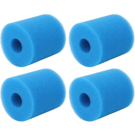 Cartouche filtrante de type H en 4 pièces, éponge de rechange pour cartouches filtrantes de pompes de piscine