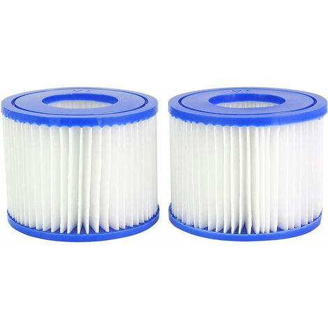 Cartouche Filtrante Vi Pour Bestway, Hot Tub Filtre, Cartouches De Filtre De Piscine Pour Lay-Z-Spa, Paris, Miami, Vegas, Monaco, Palm Springs, 2 Filtres-2Pcs