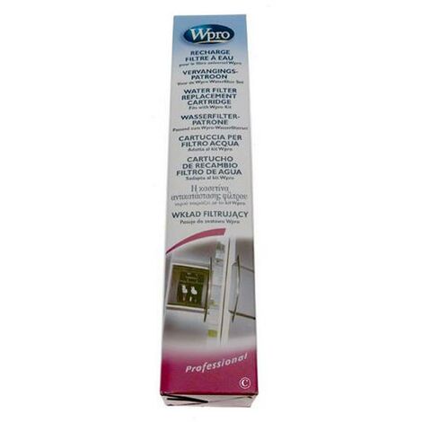 Cartouche filtre à eau WPRO USC009 d'origine (484000008552, 763410400) Réfrigérateur, congélateur ADMIRAL, AMANA, ARISTON HOTPOINT, SMEG, WHIRLPOOL