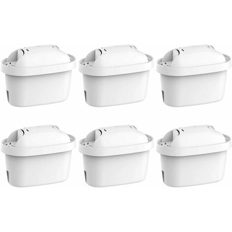 Cartouche Filtre Eau, Remplacement pour Brita Maxtra Plus, Recharge Marella Carafe Filtrante（6pcs）