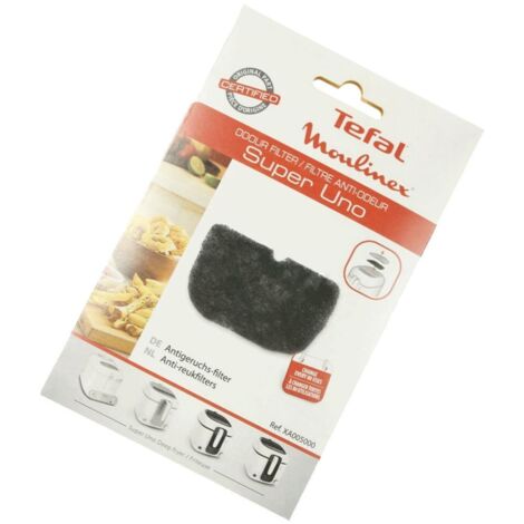 Cartouche filtre pour friteuses Moulinex et Tefal – Remplace XA004D00 – Dimensions 150mm x 115mm x 60mm – Retient les odeurs de friture - XA005000