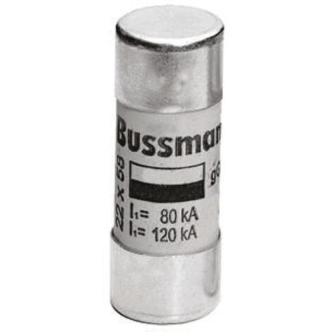 Cartouche fusible Eaton Eaton Bussman, 125A 22 x 58mm 400V c.a.