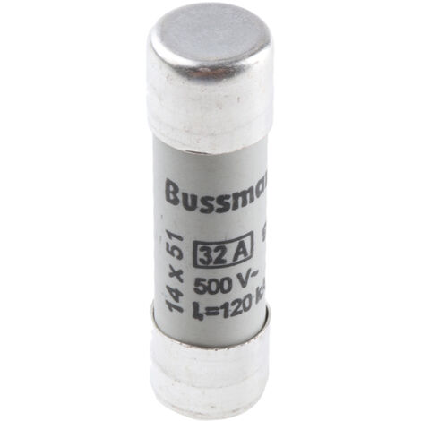 Cartouche fusible Eaton Eaton Bussman, 32A 14 x 51mm 500V c.a.