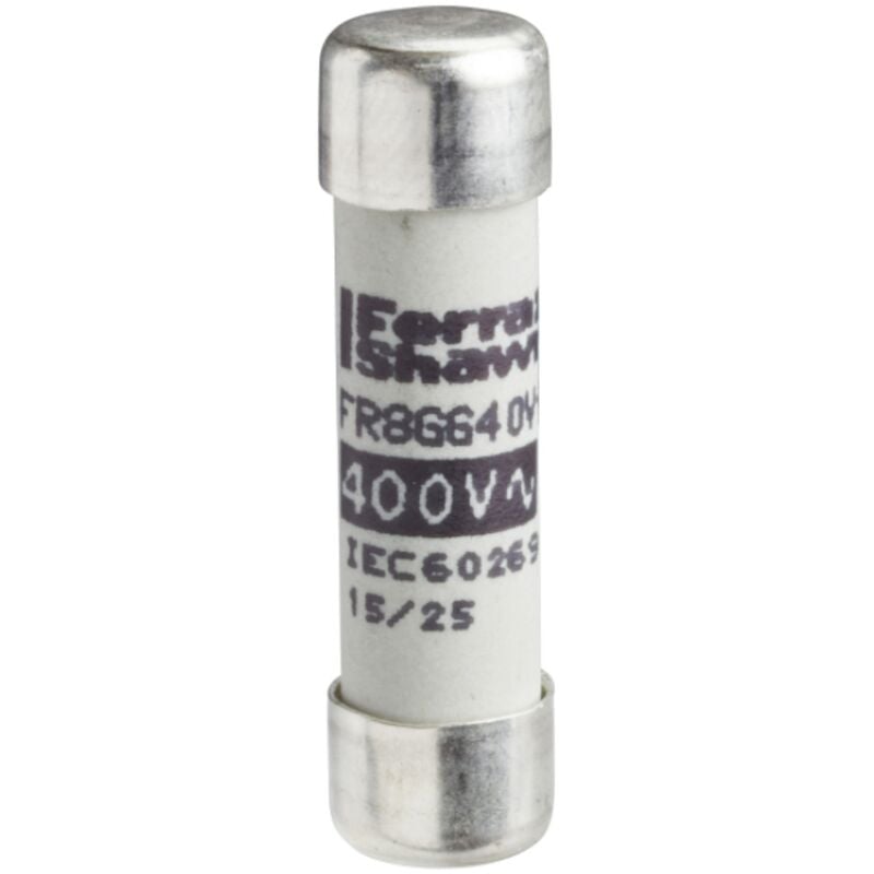 Schneider Electric - Cartouche fusible nfc 10x38mm cylindrique - gG 12A - sans voyant - Lot de 10 x DF2CN12