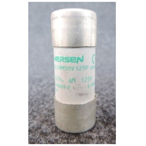 Cartouche fusible NFC 22x58mm cylindrique aM 125A sans voyant TeSys DF SCHNEIDER DF3FA125