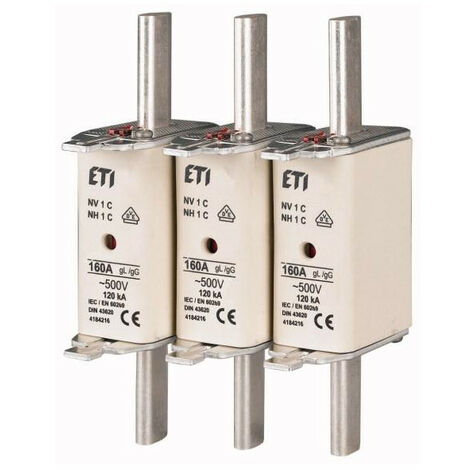 Cartouche fusible NH1 63A 500 V gL/gG EATON Z-NH-1/63