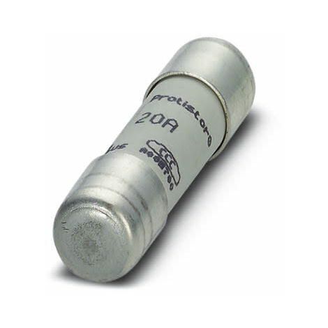Cartouche fusible Phoenix Contact 10x38, 20A 10 x 38mm Type gR 690V ( Prix pour 1 )