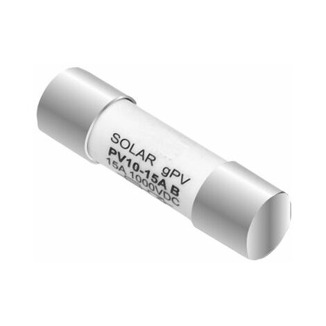 Cartouche fusible RS PRO, 10A 10 x 38mm Type Fast Acting 1kV c.c. ( Prix pour Paquet de 10 )