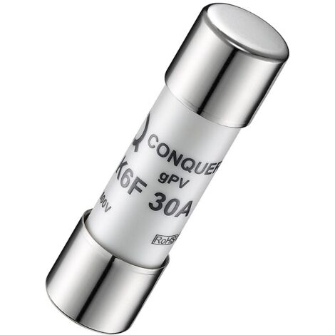 Cartouche fusible RS PRO, 20A, 10 x 38mm, Type gPV, 600V ( Prix pour 1 )